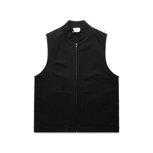 BLACK wo's-canvas-heavy-vest-black